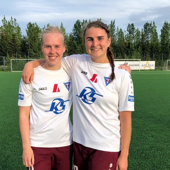 Markaskorarar dagsins, Aldís María Jóhannsdóttir og Murielle Tiernan. Mynd: Snæbjört Pálsdóttir.