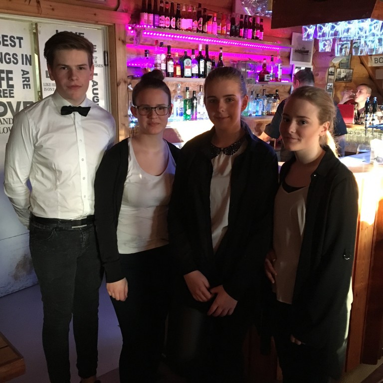 Nemendur úr 10. bekk Höfðaskóla. Mynd: Dagný Rósa Úlfarsdóttir