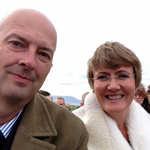 Matgæðingarnir Hjörleifur og Árdís.