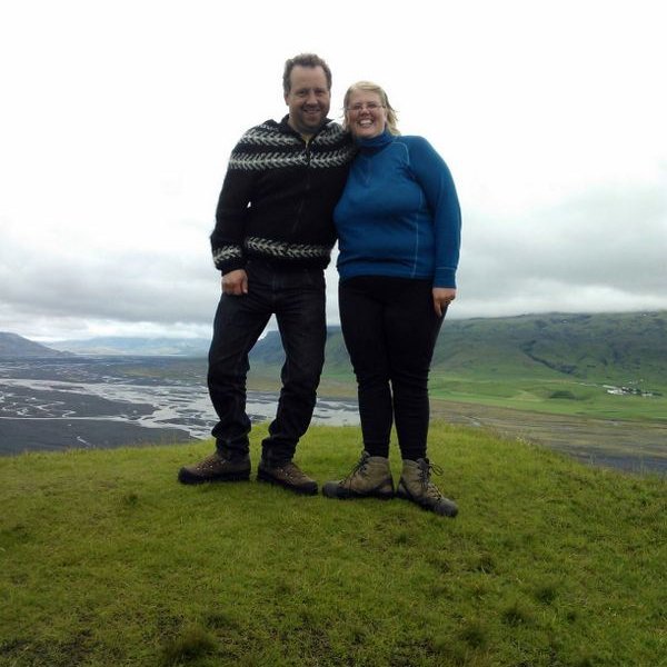 Að sögn Jóhönnu ber þessi mynd titilinn „kiðfætt og gleiðfætt“ og er líklega tekin á toppi Stóra Dímons í júlí 2013. Aðsend mynd.