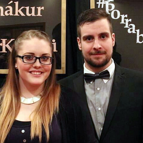 Matgæðingarnir Herdís og Ævar. Mynd úr einkasafni.