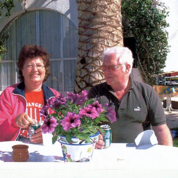 Matgæðingarnir Pálína og Jens. Mynd úr einkasafni.