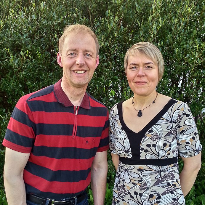 Matgæðingarnir Pétur og Bjarney.