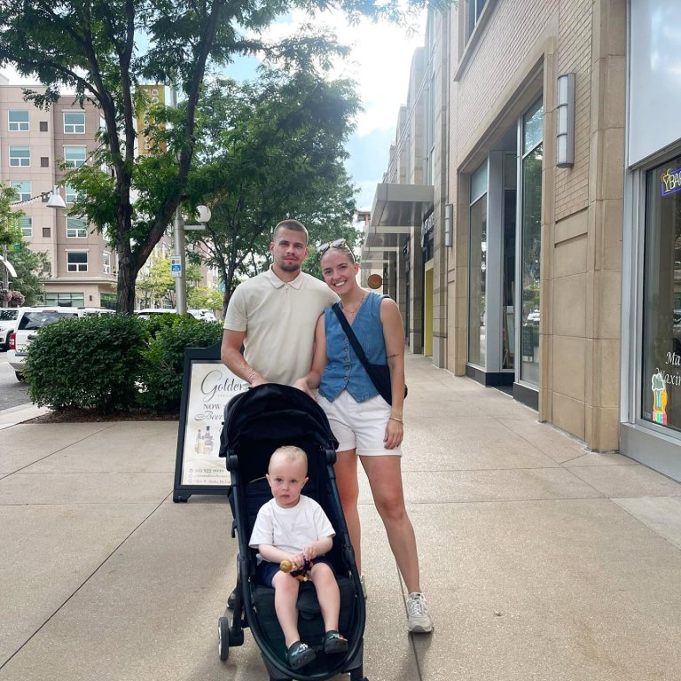 Hilmar og Rakel með Ástþór Breka. AÐSEND MYND