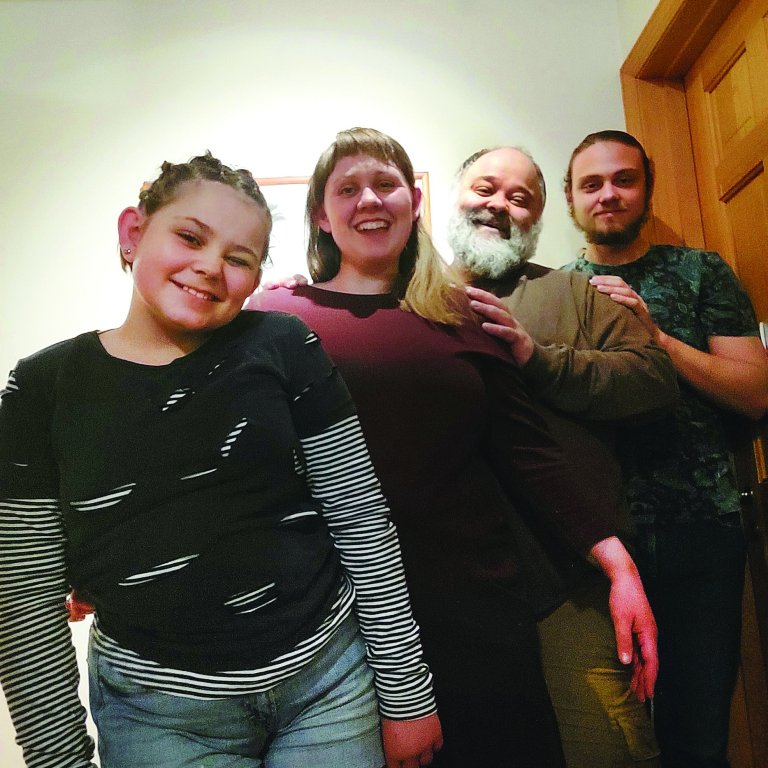 Harpa Sóllilja, Abba, Beggi og Haraldur Óli. MYND AÐSEND