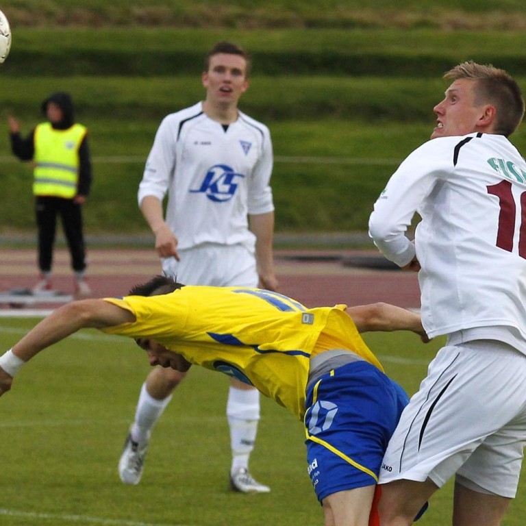 Aldrei að gefast upp