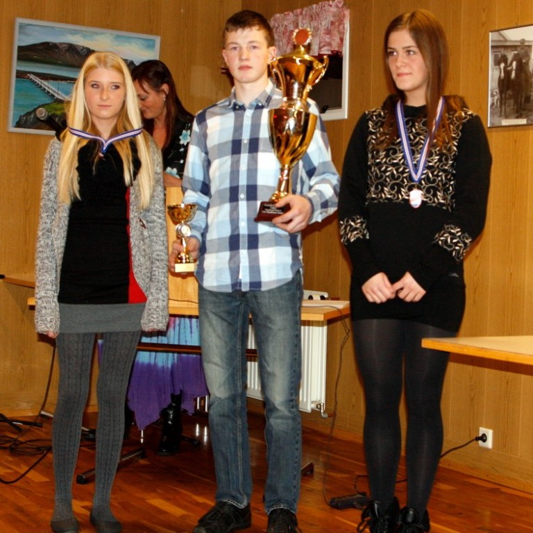 Feðgin urðu knapar ársins