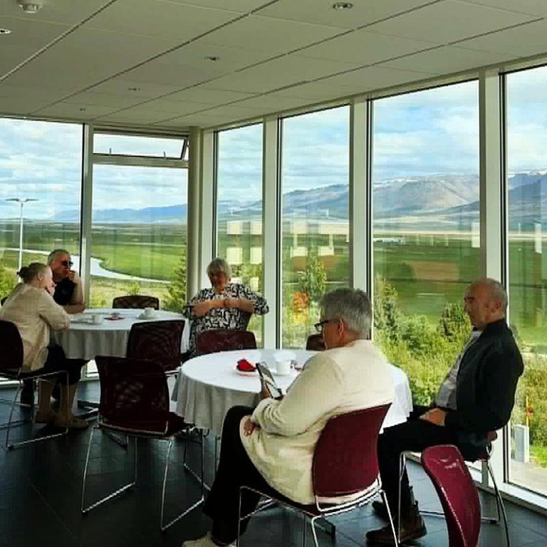 Það er ekki amalegt útsýnið úr Stefánsstofu í Miðgarði – sennilega eitt það albesta í Skagafirði. MYNDIR AÐSENDAR