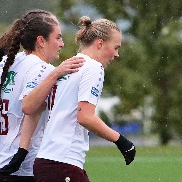 Fimmta þrenna Murielle Tiernan í síðustu átta umferðum kom í dag. Alls hefur hún gert 19 mörk í síðustu átta leikjum en í heiildina 21 mark í sumar. Magnað. MYND: ÓAB