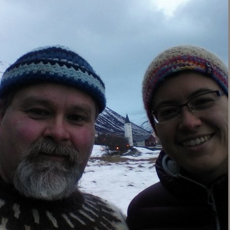 Matgæðingarnir Bjarni Kristófer og Agnes-Katharina. Aðsend mynd.