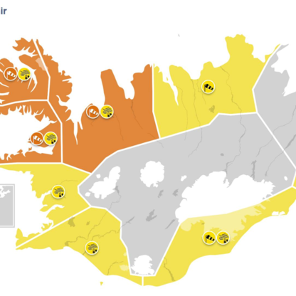 Myndir teknar af vedur.is