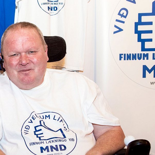 Guðjón Sigurðsson formaður MND félagsins á Íslandi