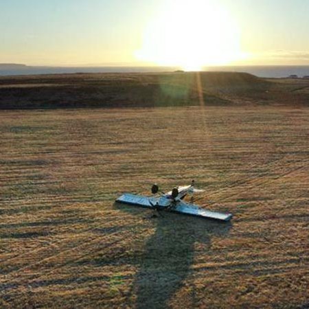 Mynd úr skýrslu RNSA sýnir vélina á hvolfi.