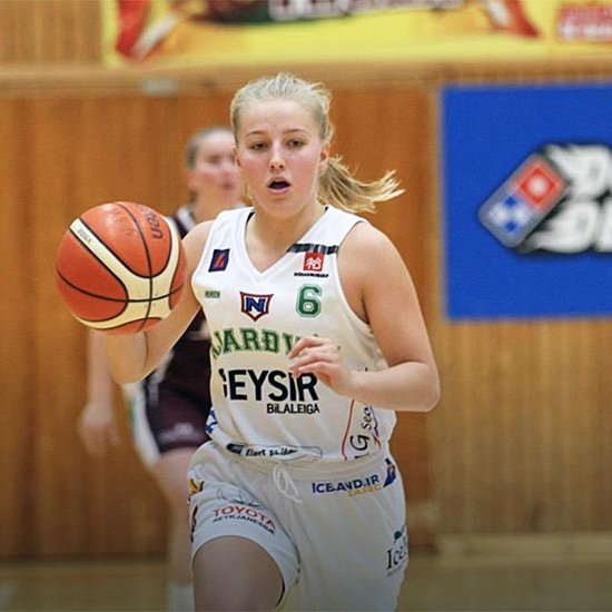 Þóranna Ósk verst í leiknum gegn Njarðvík. MYND: JÓN BJÖRN / KARFAN.IS