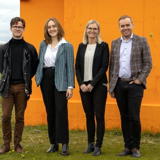 Starri Reynisson, Ingunn Rós Kristjánsdóttir, Bjarney Bjarnadóttir og Guðmundur Gunnarsson.