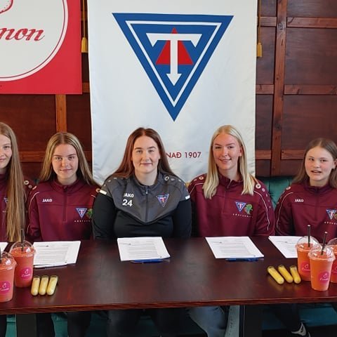 F.h. Rebekka, Anna, Ingibjörg, Hildur og Klara. Mynd: Körfuknattleiksdeild Tindastóls.