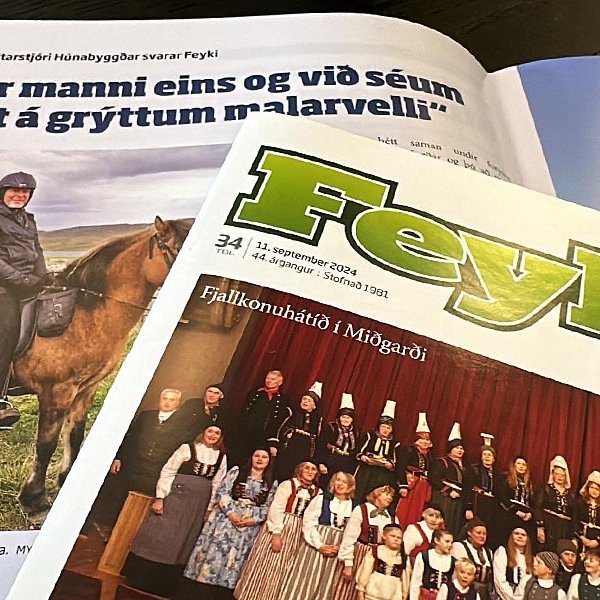 Sprúðlandi nýr Feykir kominn út