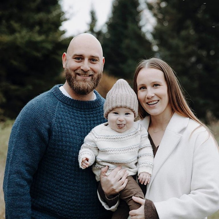 Mike, Emili Helgi og Ólína Sif. MYNDIR: JÓNDÍS HINRIKS