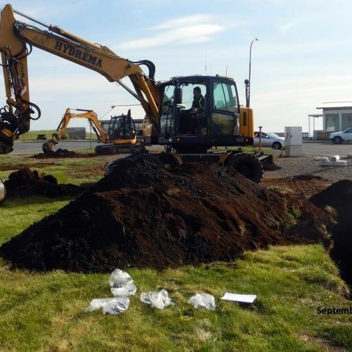 Frá Hofsósi. Mynd af forsíðu Tillagna að úrbótaátlun Verkíss.