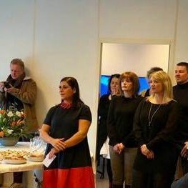 Frá opnun hússins í gær. Mynd: stjornarradid.is