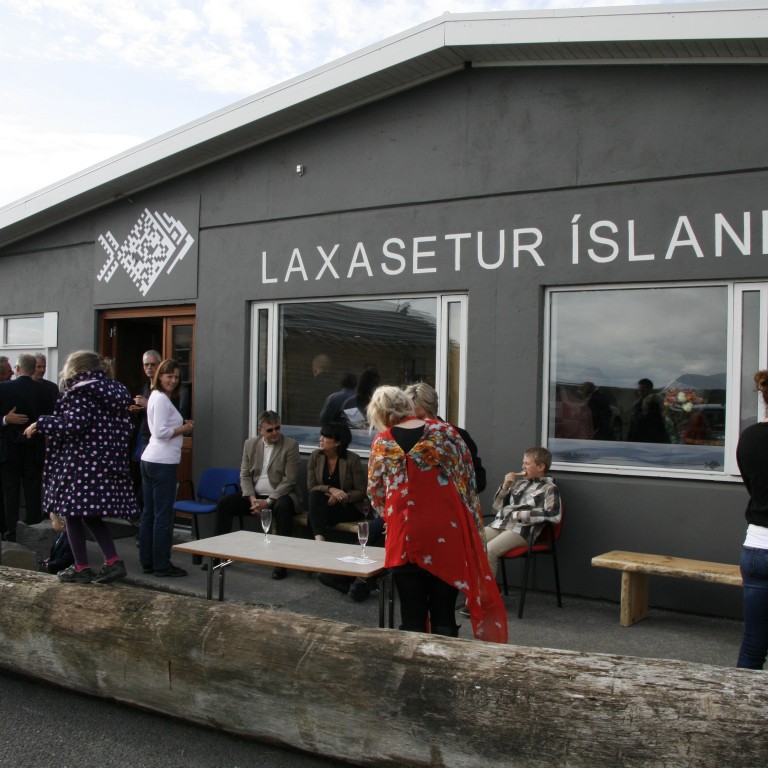 Laxasetur Íslands að Efstubraut 1, Blönduósi. Ljósm./BÞ