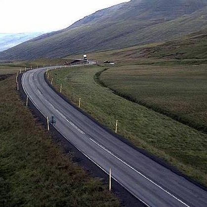 Á Öxnadalsheiði. Mynd af vef Vegagerðarinnar.