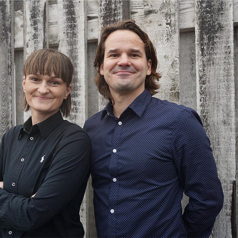 PellisCol frumkvöðlateymið frá Sauðárkróki. Íris Björk Marteinsdóttir og Ívar Örn Marteinsson. MYND AF SÍÐU NORÐANÁTTAR