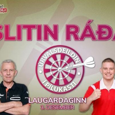 Arnar Geir í hörkukeppni um Íslandsmeistaratitilinn í pílukasti