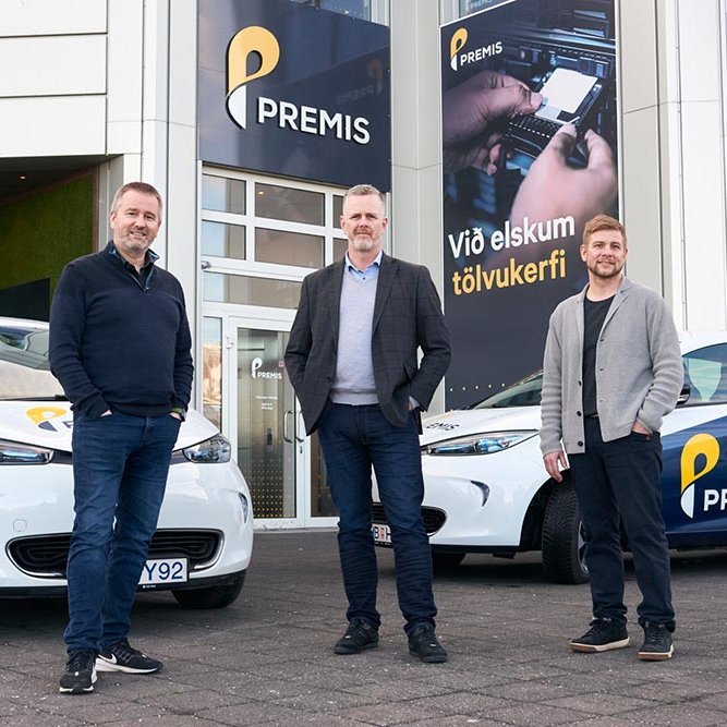 Frá vinstri, Pétur Ingi Björnsson, Sigurður Pálsson, Kristinn Elvar Arnarsson