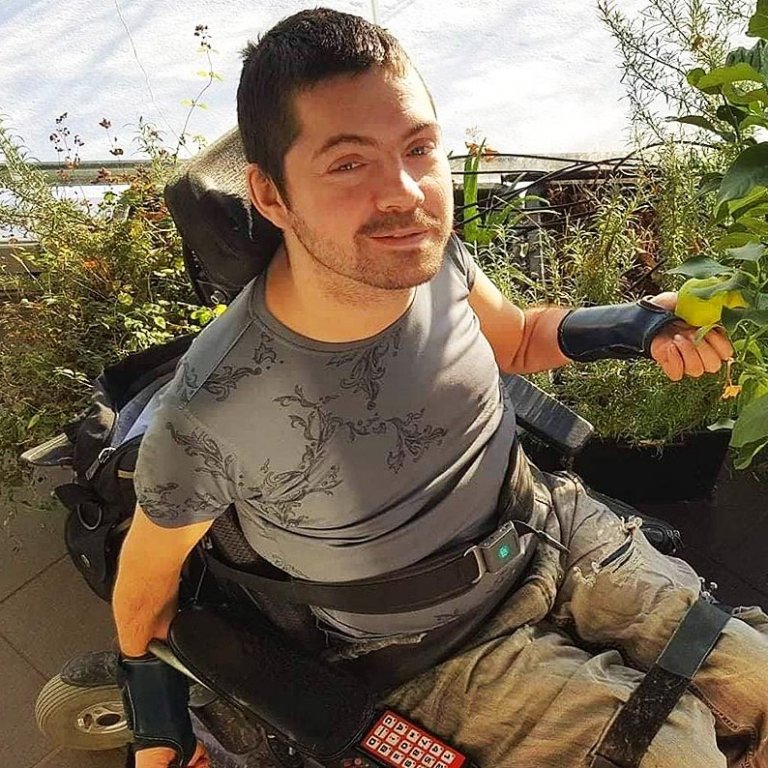 Rúnar Björn í einni vinnunni. AÐSEND MYND