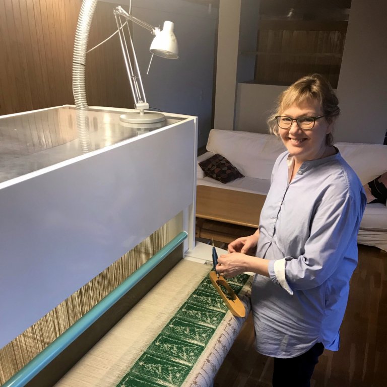 Ragnheiður Björk Þórsdóttir, textíllistamaður og sérfræðingur Þekkingar- og Textílsetursins.