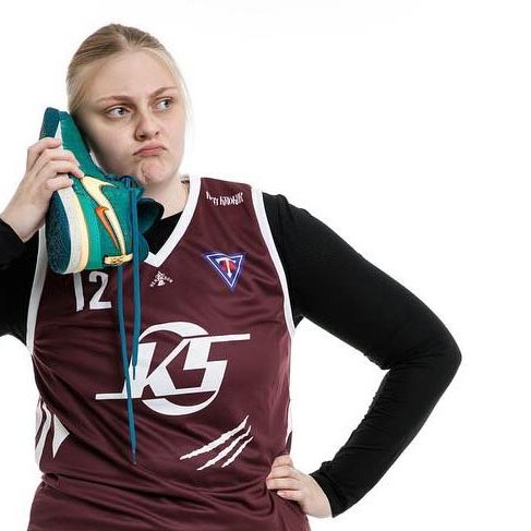 Rannveig gerði tvö stig í dag. MYND: DAVÍÐ MÁR