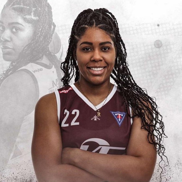 Randi Brown var með 28 stig og sjö fráköst í dag. MYND: DAVÍÐ MÁR