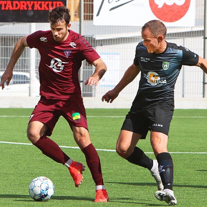 Raul Sanjuan Jorda kom Stólunum yfir í dag en það dugði ekki til sigurs. Myndin var tekin fyrr í sumar. MYND: ÓAB