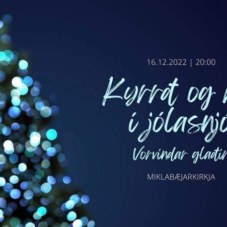 Kyrrð og ró í jólasnjó