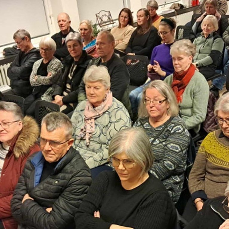 Frá rithöfundakvöldi fyrir um ári. MYND AF SÍÐU BÓKASAFNSINS