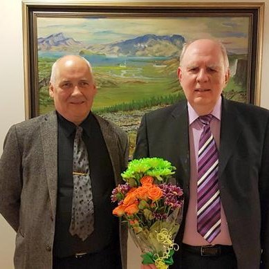 Rögnvaldur Valbergsson og Thomas R. Higgersson. Aðsendar myndir.