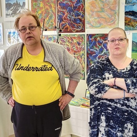 Ágúst B. Eiðsson og Erla Einarsdóttir. Mynd: PF.