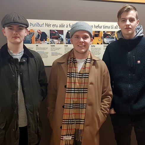 Sæþór Már Hinriksson, Jóhann Daði Gíslason og Eysteinn Ívar Guðbrandsson. Mynd: PF.