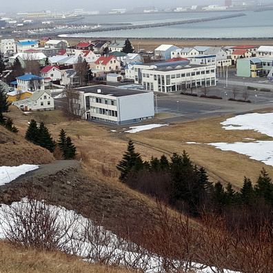 Áætlað er að menningarhús muni rísa við Safnahúsið á Sauðárkróki í framtíðinni. Mynd: PF.