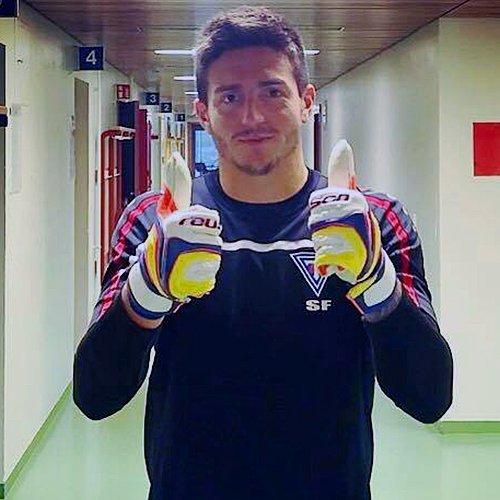 Santiago Fernandez frá Úrúgvæ í Suður-Ameríku stendur í marki Tindastóls í sumar. MYND ÚR EINKASAFNI