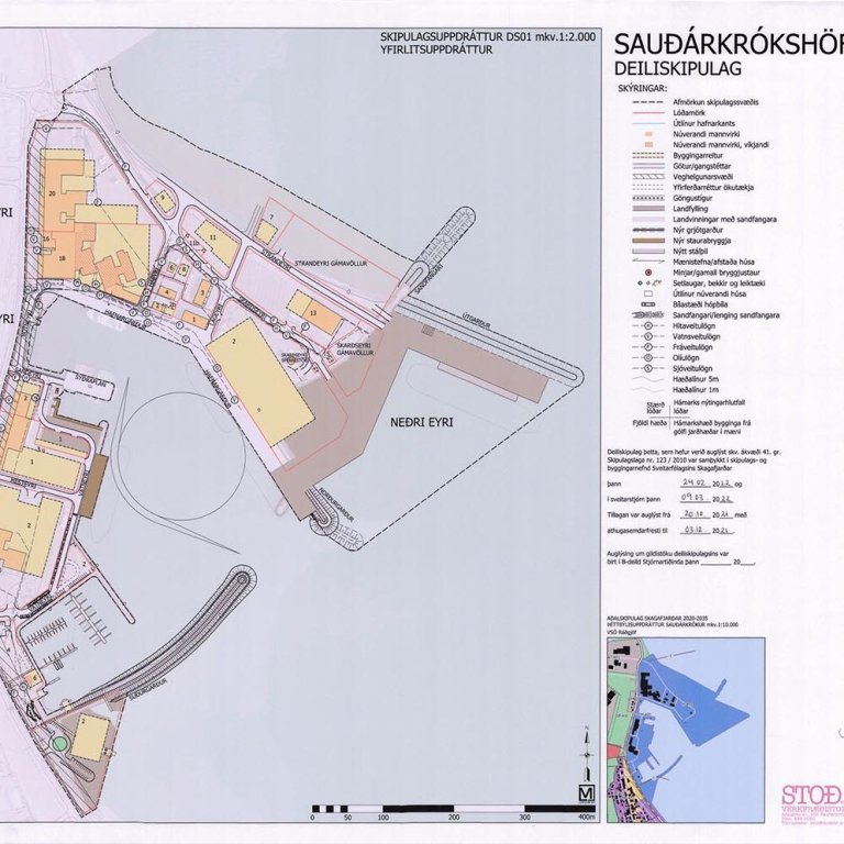 Deiliskipulag Sauðárkrókshafnar.