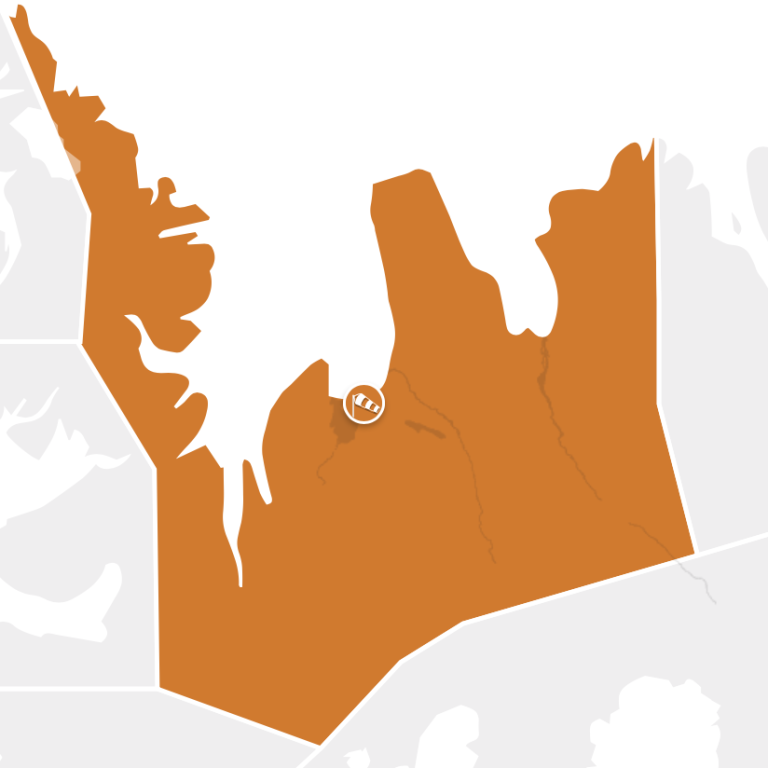 Appelsíngul viðvörun verður í gildi á Ströndum og Norðurlandi vestra frá 11-14 sunnudaginn 5. febrúar. SKJÁMYND AF VEF VEÐURSTOFUNNAR