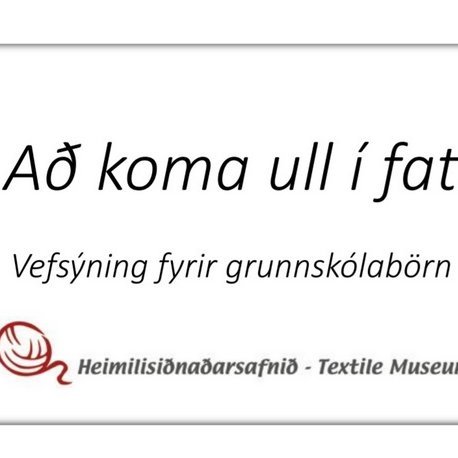 Ný vefsýning á vef Heimilisiðnaðarsafnsins