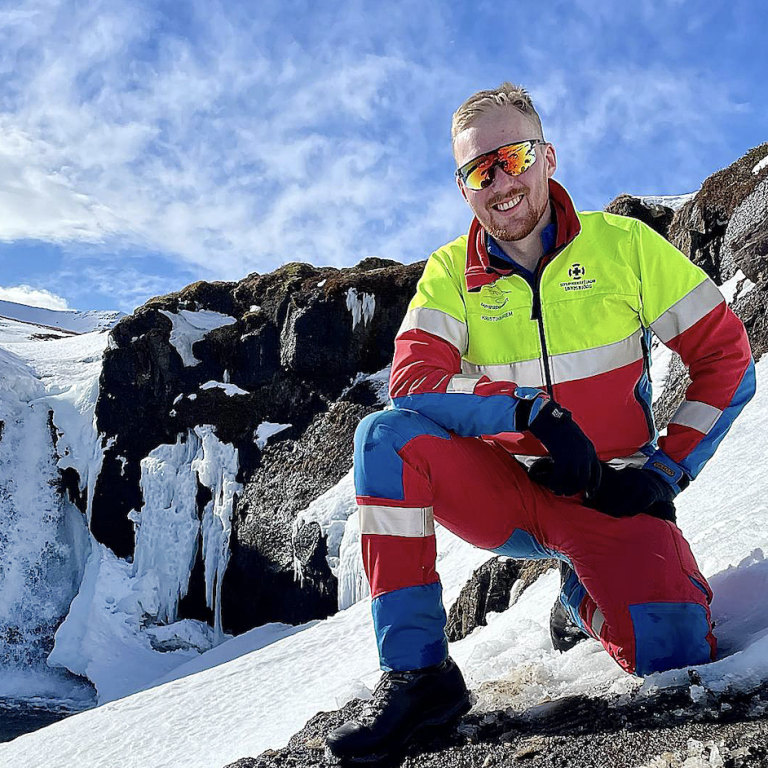 Kiddi áður en hann veiktist. MYND AÐSEND