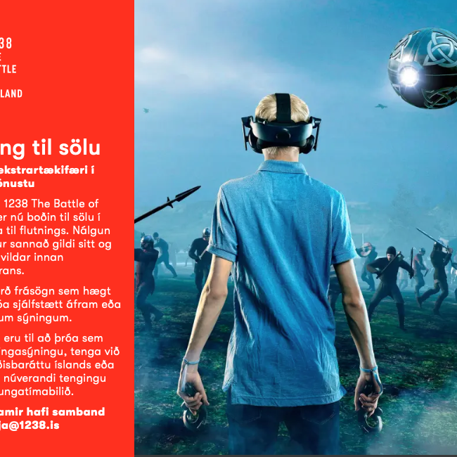 Sýning til sölu! SKJÁSKOT AF SÍÐU 1238