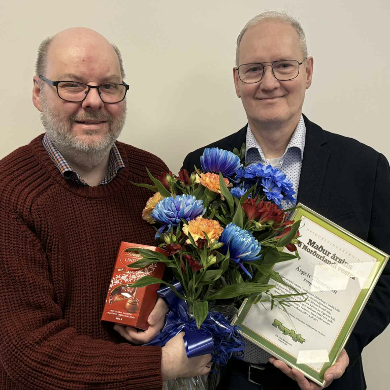 Ásgeir Einarsson í Hlíðarkaup. MYND AF NETINU