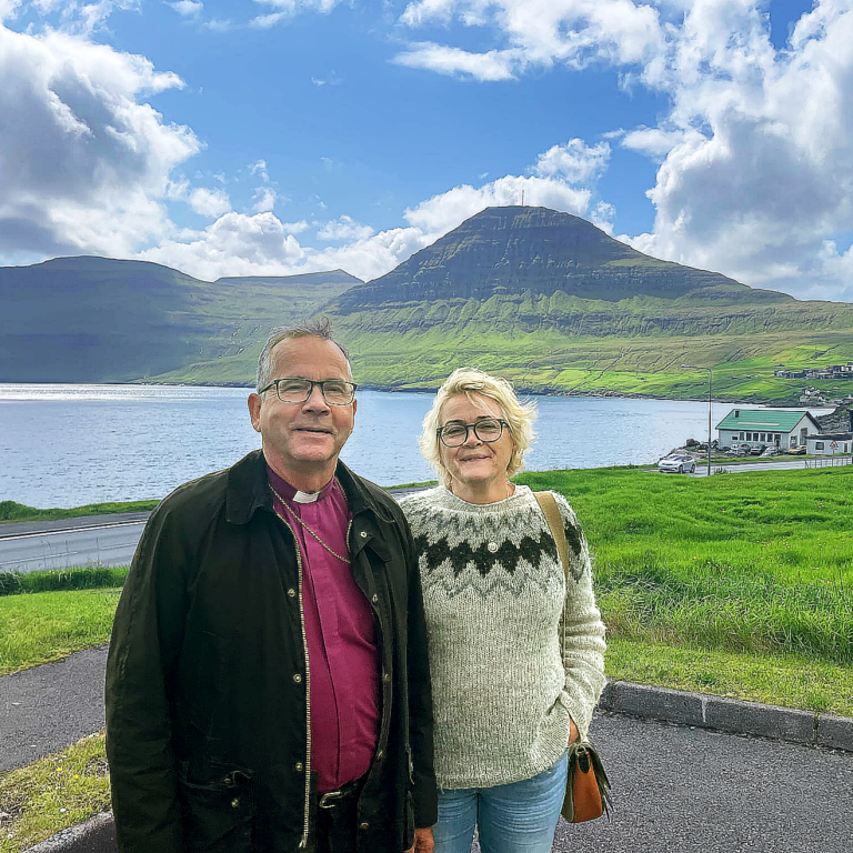 Gísli og Þuríður í Færeyjum   MYNDIR AÐSENDAR