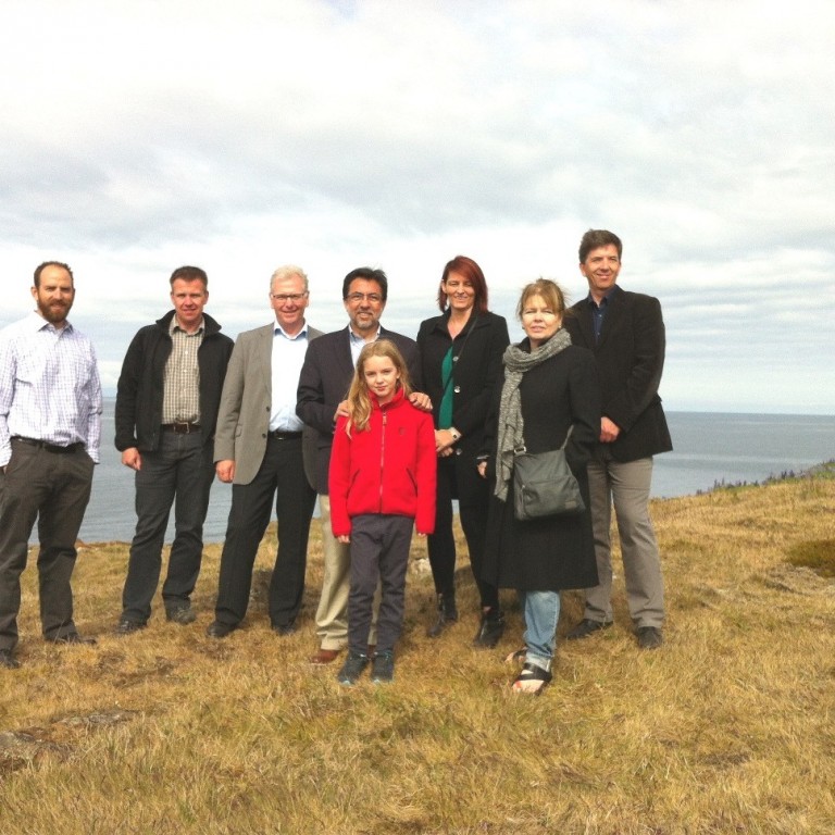 Sendiherran hreifst af Skagaströnd