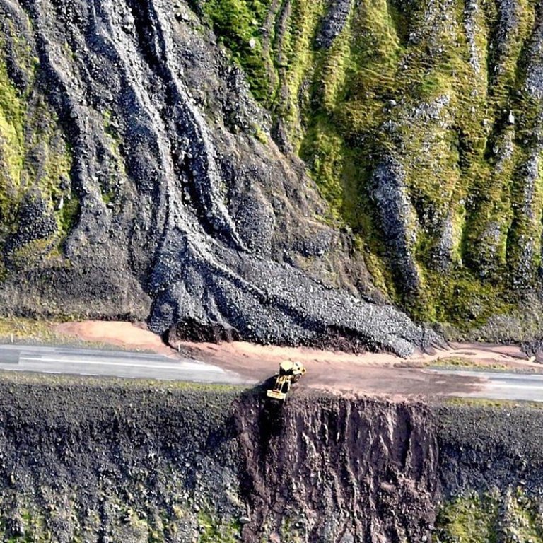 Siglufjarðarvegur nú síðsumars. MYND: HALLDÓR GUNNAR